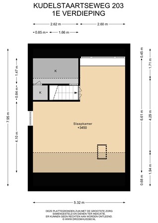 Floorplan - Kudelstaartseweg 203, 1433 GE Kudelstaart